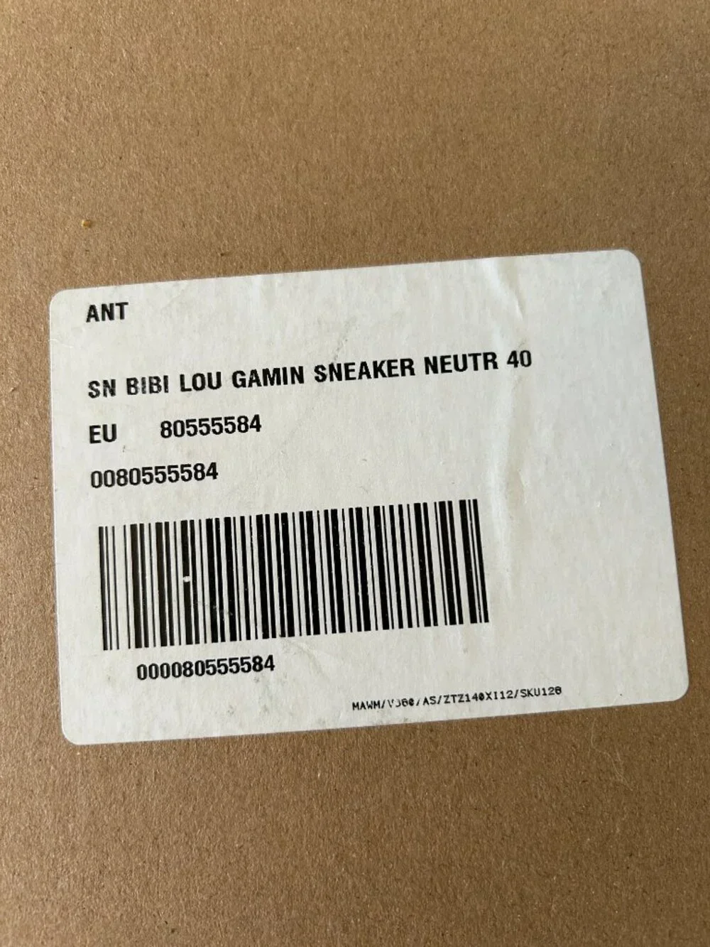 Anthropologie Bibi Lou Gamin Flame Sneaker Neutral